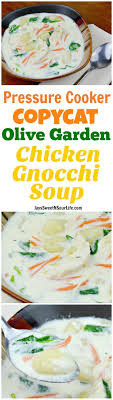 Try This Delicious Creamy Pressure Cooker Copycat Chicken Gnocchi Soup Recipe That Wi Gnocchi Recipes Soup Pressure Cooker Recipes Olive Garden Chicken Gnocchi