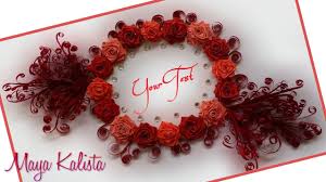 Paper quilling, decorative heart with copy space; Diy Crafts How To Make Diy Paper Quilling Greeting Card Design Latest Design Handmade