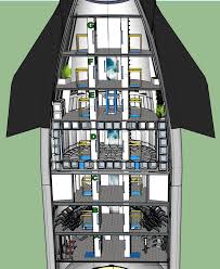 Spacex Starship Interior Concept For 100 Passengers Spacex Starship Spacex Starship Design