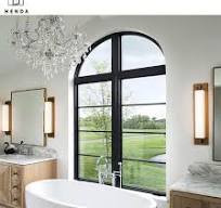 French Style Aluminium Arched Windows Arch Casement Windows ...