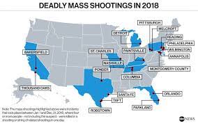 The rare nature of mass shootings creates challenges for accurately identifying salient predictors of risk and limits ap/usa today/ northeastern university mass killings databaseestablished 2006. The Us Averaged At Least 1 Deadly Mass Shooting A Month In 2018 Abc News
