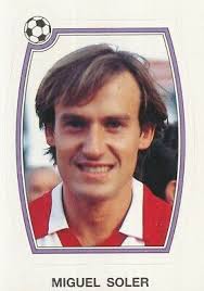 105 MIGUEL SOLER ESPANA ATLETICO MADRID STICKER PANINI FUTBOL 92-93