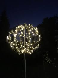 Gartenkugel Drahtkugel Nacht Gartenkugeln Drahtkugel Solar Licht