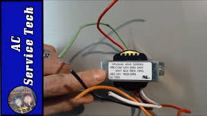 Typically, the wires that provide the power (often called the hot wires) are labeled rc (cooling) and rh (heating). Which Hvac 24v Transformer Can You Use For Replacement On Almost Every Unit Transformers Youtube