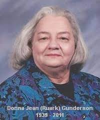 Donna Jean Ruark Gunderson (1939-2011)
