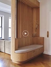 Sometimes we don't need more space, but rather make better use of the one we have. Contemporary Architecture Design Interior Scandinavian New York Apartment Bedroom Vintage F Living Room Partition Design Home Room Design Living Room Partition