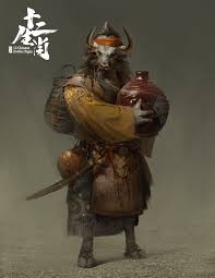artstation chinese zodiac signs ox 十二生肖系列02 丑牛 junling wang chinese zodiac signs chinese zodiac zodiac characters