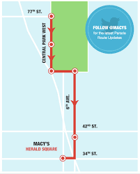 Maybe you would like to learn more about one of these? Macy S Thanksgiving Day Parade 2016 Route Map 77th To 34th Nyc The Oxford Eagle The Oxford Eagle