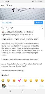 Ppbahagia tonton kerna syurga bukan percuma (2017) episod 1 epi. Najmi Freepalestine On Twitter Pengumuman Untuk Pembaca Kerna Syurga Bukan Percuma Boleh Baca Ego Tidak Akan Pernah Menyembah Bahagia Kernasyurgabukanpercuma4 Najmifetih Tarbiahsentap Https T Co Qmqx9hyorb