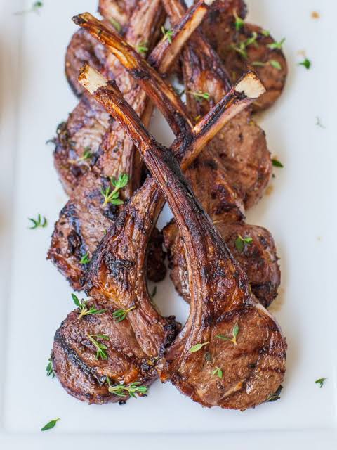 Garlic & Herb Grilled Lamb Chops (video)