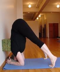 Eagle pose (right) view exercise. 5 Minute Yoga Challenge How To Practice Half A Headstand Yogauonline
