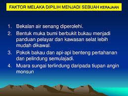 Sejarah melaka bermula dengan pengasasan kesultanan melaka pada tahun antara 1400 hingga 1403 oleh seorang bangsawan srivijaya dari palembang iaitu parameswara. Bab 4 Pengasasan Kesultanan Melayu Melaka Ppt Download