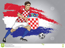 Die 5 besten kroatischen fußballspieler. Kroatien Fussballspieler Mit Flagge Als Hintergrund Vektor Abbildung Illustration Von Hintergrund Becher 73714973