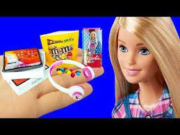 10 Diy Barbie Hacks Miniature Barbie Doll Ipad Headphones More Barbie Crafts Youtube Doll Diy Crafts Barbie Diy Accessories Barbie Dolls Diy