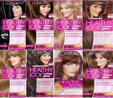 Loreal Healthy Look Hair Dye Creme Gloss Color Light Golden Brown 6g 1 Ct Pack Of 3