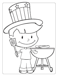 Boy Bbq Business For Kids Coloring Pages Coloring Pages For Kids