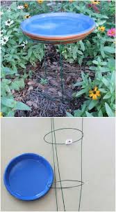 Diy Bird Bath For Cage 20 Adorably Easy Diy Bird Baths You Ll Want To Add To Your Garden Today Bird Bath Garden Diy Bird Bath Bird Bath