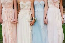Whimsical Bridesmaid Dresses Pastel Bridesmaids Pastel Bridesmaid Dresses Alice In Wonderland Wedding