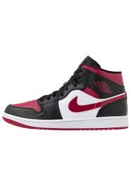 Maybe you would like to learn more about one of these? Jordan Air Jordan 1 Mid Sneaker High Black Noble Red White Schwarz Zalando De