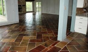 Pin By Leslie Mccain On House Floors Saltillo Tile Patio Tiles Terracotta Tiles