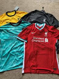 Drawing inspiration from the liver bird and the the base of the jersey and shorts is teal and a swirling overlay sits on top, bordered by the black collar line and sleeves. Nike Liverpool 20 21 Home Away Keeper Kits Third Design Leaked Footy Headlines