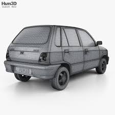 Suzuki Maruti 800 1986 3d Model Maruti 800 Suzuki 3d Model