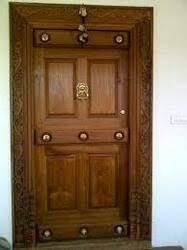 Tamilnadu No1interiors House Main Door Design Traditional Front Doors Wooden Main Door Design