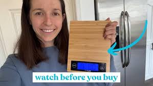 Amazon.com: Taylor 382821 Digital Kitchen Scale, 11 Lb, Bamboo : Sports &  Outdoors