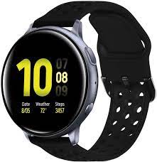 View our collection of samsung gear & galaxy watch bands. Amazon Com Kades For Samsung Galaxy Watch 3 41mm Band Galaxy Active 2 Watch Band 20mm Soft Silicone Sport Replacement Strap With Quick Release Pin For Galaxy Watch Active 40mm 44mm Black Black