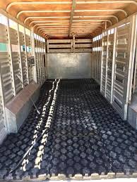 Surehoof rubber trailer mats are made to protect your trailer and horse (or livestock). Livestock Rubber Mats