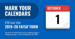 Saved applications get deleted after 45 days or when the federal deadline passes. Federal Student Aid On Twitter Reminder You Can Fill Out The 2019 20 Fafsa Form Starting October 1