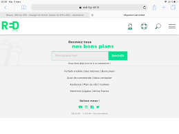 Comment utiliser mon code promo red by sfr ? Resolu Red By Sfr Changer De Forfait Passer De Sfr A Red Infos Questions