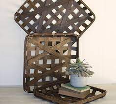 Maybe you would like to learn more about one of these? Decorative Split Wood Square Basket Wall Art Set Of 3 Basket Wall Art Carved Wood Wall Art Baskets On Wall