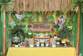 Remember to include lots of rainbow colors. Jungle Party Ideas Animal Party Ideas At Birthday In A Box