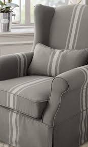 Slipcovered Tristan Chair Slipcover Chair Wingback Chair Modern Wingback Chair Soft Sur Slipcovers For Chairs Modern Wingback Chairs Furniture Slipcovers