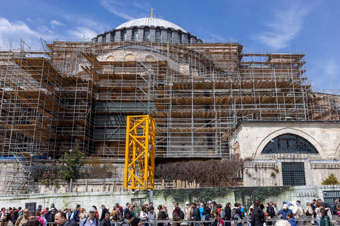 Turkey to begin restoration work on dome of Hagia Sophia | Reuters