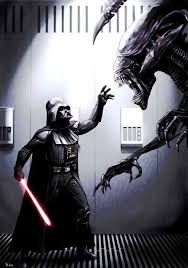 Darth Vader Vs Xenomorph The Most Epic Of Battles D Star Wars Art Star Wars Universe Darth Vader
