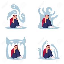 It is a lifelong, condition, which can take on either a chronic form or a form with relapsing and remitting. Woman With Psychosis Flat Vector Illustrations Set Stressed Royalty Free Cliparts Vectors And Stock Illustration Image 145535193