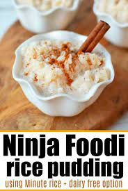 Ninja Foodi Rice Pudding Rice Pudding Pressure Cooker Desserts Recipes