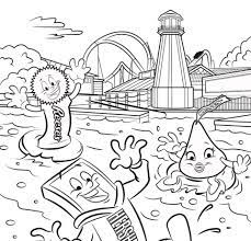 Santa cruz beach boardwalk coloring pages. Pin On Amusement Park Printables