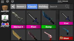 There are currently 66 different godly weapons in murder mystery 2 (excluding the chroma weapons). Roblox Murder Mystery 2 Godly Kinfes Gun Video Gaming Gaming Accessories In Game Products On Carousell