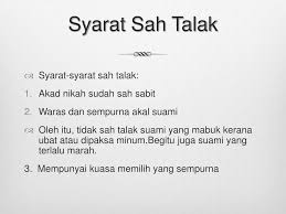 Kalimat talak atau cerai yang menunjukkan waktu masa depan (inggris: Ppt Munakahat 3 Powerpoint Presentation Free Download Id 1410906