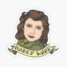 Nancy Wake" Sticker for Sale by JOYIAKELLY