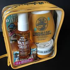 Discover the softest, smoothest feel for your skin with sol de janeiro brazilian bum bum cream. Sol De Janeiro Brazilian Bum Bum Cream Brazilian Crush Body Fragrance Mist And Brazilian 4play Moisturizing Shower Cream Gel Review A Very Sweet Blog