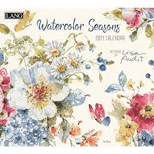 Lang Watercolor Seasons 2021 Wall Calendar 21991002011 Lang In 2020 Wall Calendar Wall Calender Frames On Wall