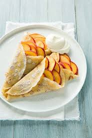 Vanilla Beans Crepes With Peaches And Cream Sweet Crepes Sweet Crepes Recipe Cooking Classy
