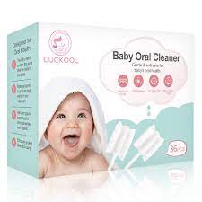 It is important to clean a 4 months old baby s gums and mouth because the milk they drink will leave a residue in their tongue. Baby Toothbrush Infant Toothbrush 36pcs Disposable Tongue Cleaner Gauze Toothbrush Infant Oral Cleaning Stick Dental Care For 0 36 Month Baby Amazon In Baby Products