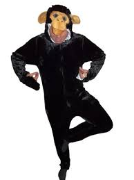 Il vestito a maniche lunghe è in simil pile marrone con la pancia arancione. F84 Bellissimo Costume Da Scimmia Taglia Unica M L Vestito Da Scimpanze Per Carnevale Strange Things