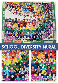 School Family Community Diversity Mural Homegrown Friends School Murals Mural Art Lessons Elementary
