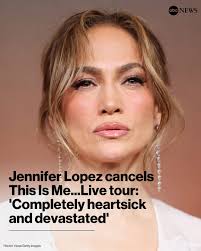 Jennifer Lopez's summer This Is Me...Live tour has been canceled. The news  came Friday via the "On the Floor" singer's "On the JLo" blog and  newsletter with a message that read: "I